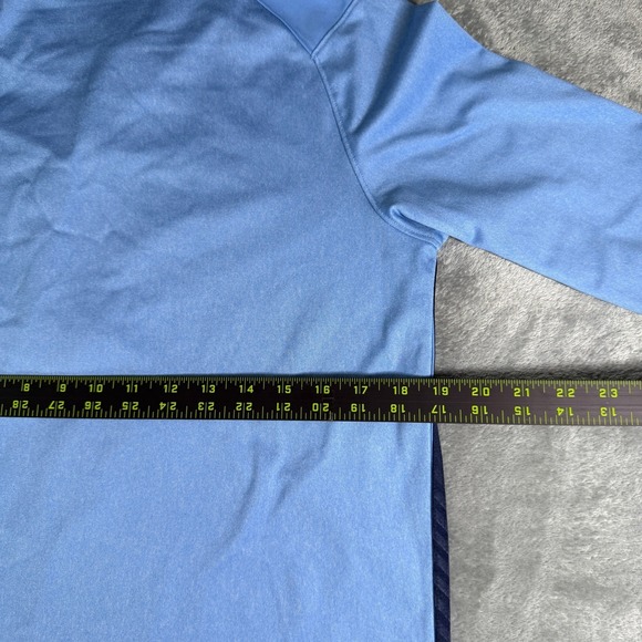 Jordan UNC Tar Heels Dri-FIT Quarter Zip Pullover Blue Mens Small 866565-448 - Picture 11 of 13